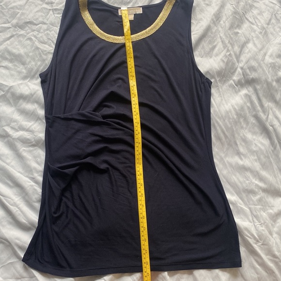 Michael Kors Gold Neck Drape Tank L - Picture 6 of 6